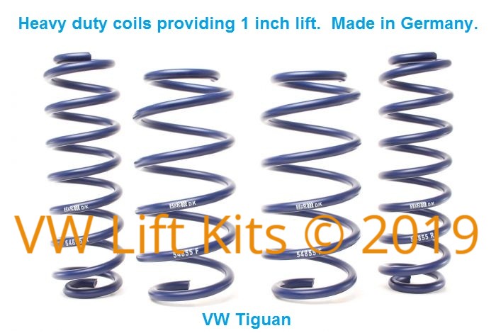 These Heavy Duty Springs are longer than stock that will never sag. Add 1 inch of Lift.